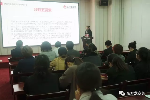 東方龍商務舉行12月上旬投資選址項目評估會，確定近期重點對接項目